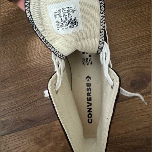 NEW black platform converse - Picture 5 of 5